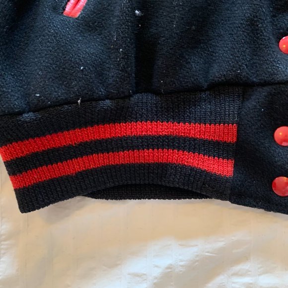 Vintage Bomber/Letterman Jacket, M-L - Picture 4 of 5